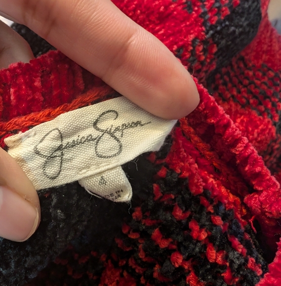 girl's set with thick winter sweater size 4t - Picture 3 of 4